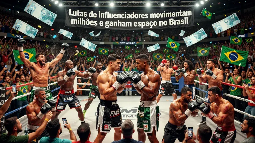 Lutas de influenciadores movimentam milhões e ganham espaço no Brasil