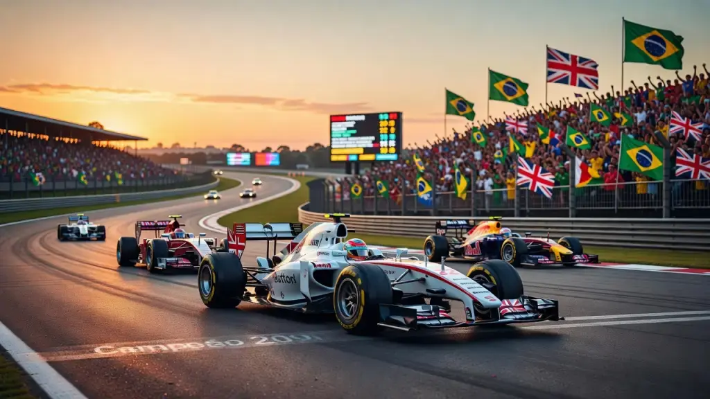 Button Relembra o Dia em que Interlagos o Coroou Campeão